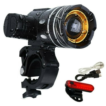 Bike Front Light USB Rechargeable 20000LM Bike Lamp LED Front Light MTB Bike Headlight Cycling Bicycle Safety Warning Light Flashlight