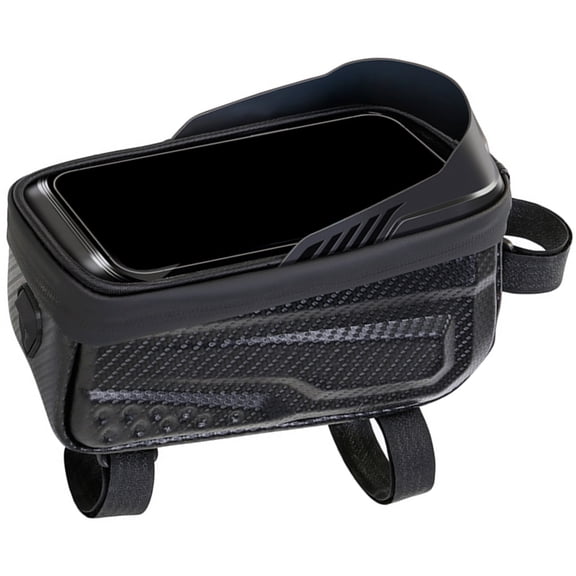 Bike Front Phone Holder Bag , Waterproofing, Hard Shell Cycling Storage Pack for Bicycles Top Tube Frame Accessories