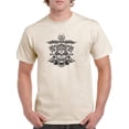 thumbnail image 1 of Bike Girl W Roses Lineart T-Shirt Men -Image by Shutterstock, Male Large, 1 of 4