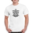 thumbnail image 1 of Bike Girl W Roses Lineart T-Shirt Men -Image by Shutterstock, Male Small, 1 of 4