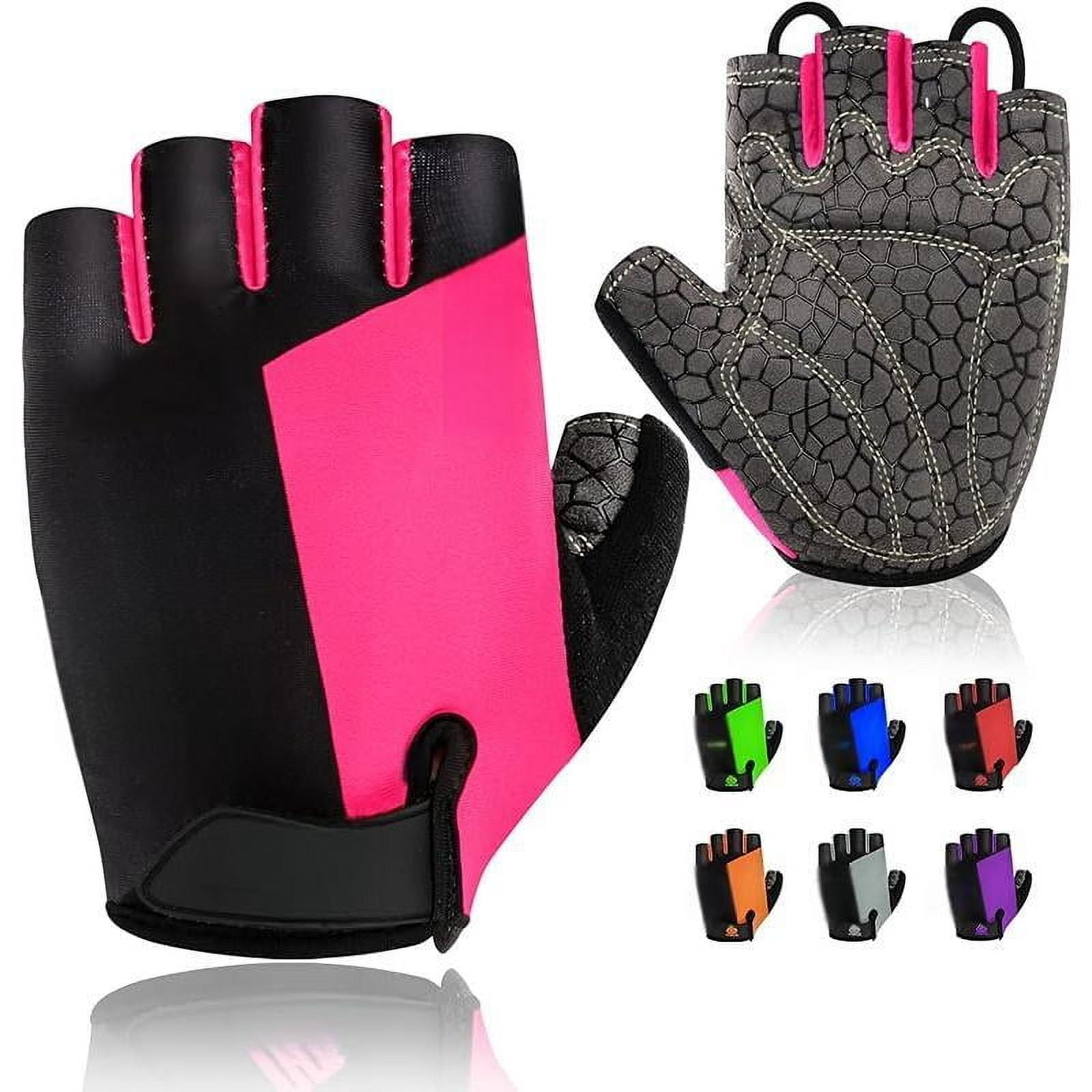 Cycling Half Finger Mountain Men Women Gel Pad Anti Slip Breathable Outdoor Sports Absorbing Riding Biking Cycle Gloves