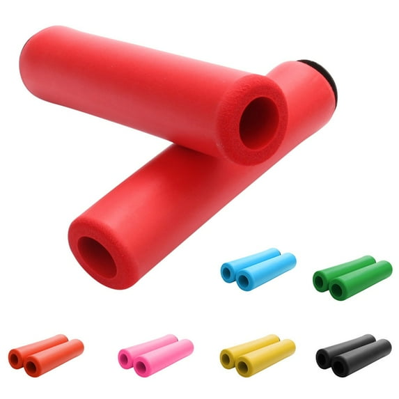 Bike Grips under $5! Xqxayjr Bicycle Handlebar Grips Anti-Slip, Mountain Bike Grips Replacement, Comfortable Cycling Handlebars, Shock Absorption Bike Grips