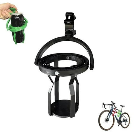 Bike Gyroscopic Cup Holder 3D Motorcycle Drink Holder No Spill Self Leveling Cup Holder Clamp Adjustable Hanging Cup Holder