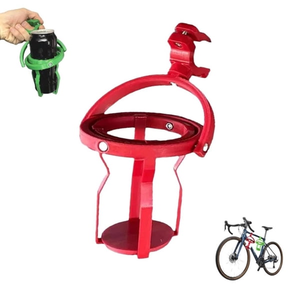 Bike Gyroscopic Cup Holder 3D Motorcycle Drink Holder No Spill Self Leveling Cup Holder Clamp Adjustable Hanging Cup Holder