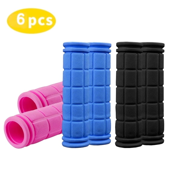 WLGJL Bicycle Handlebar Grips, Non-Slip-Rubber, Multicolor