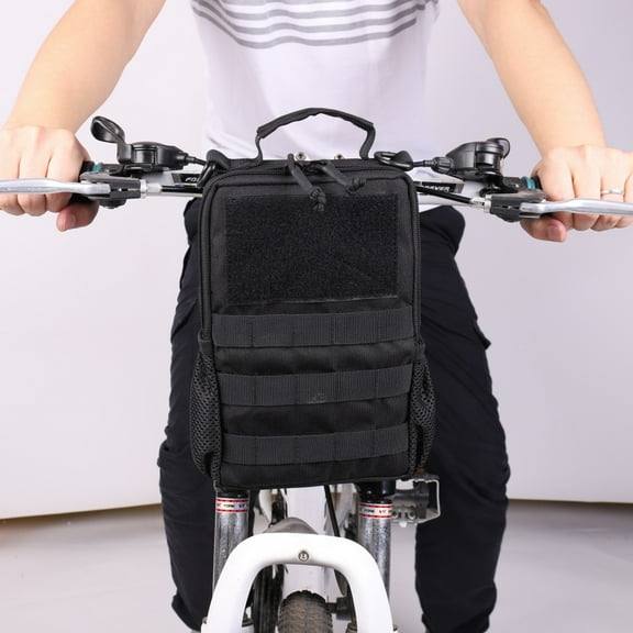 Bike Handlebar Bag Bicycle Front Bag Shoulder Bag Storage Bag with Shoulder Strap for Road Mountain Bike Cycling Travel Road Bike Bag Bike Frame Bag Bike Basket Bag Bicycle Bag