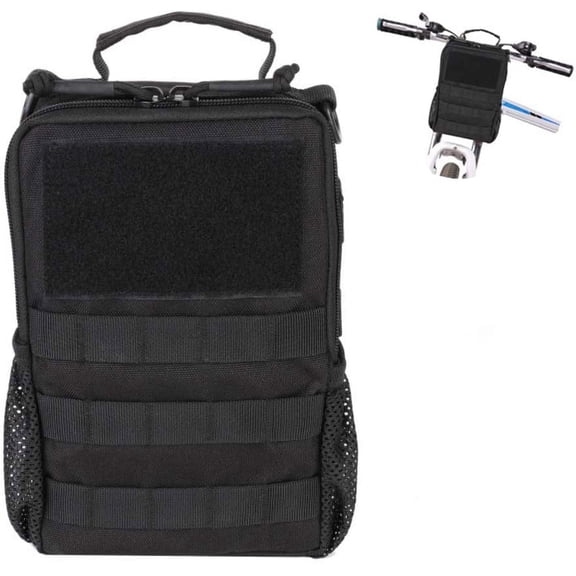 Bike Handlebar Bag,Bike Front Bag Cycling Bicycle Bike Head Tube Handlebar Cell Mobile Phone Bag Electric Scooter Bag Handbag One Shoulder Bag Professional Cycling Accessorie