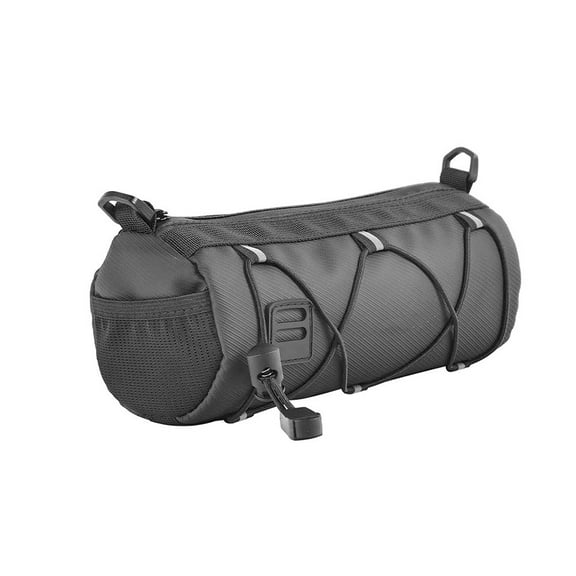 Bike Handlebar Bag Front Bike Bags with Shoulder Strap Handlebar Storage Pouch Pack Mountain Road Bike Barrel Bag