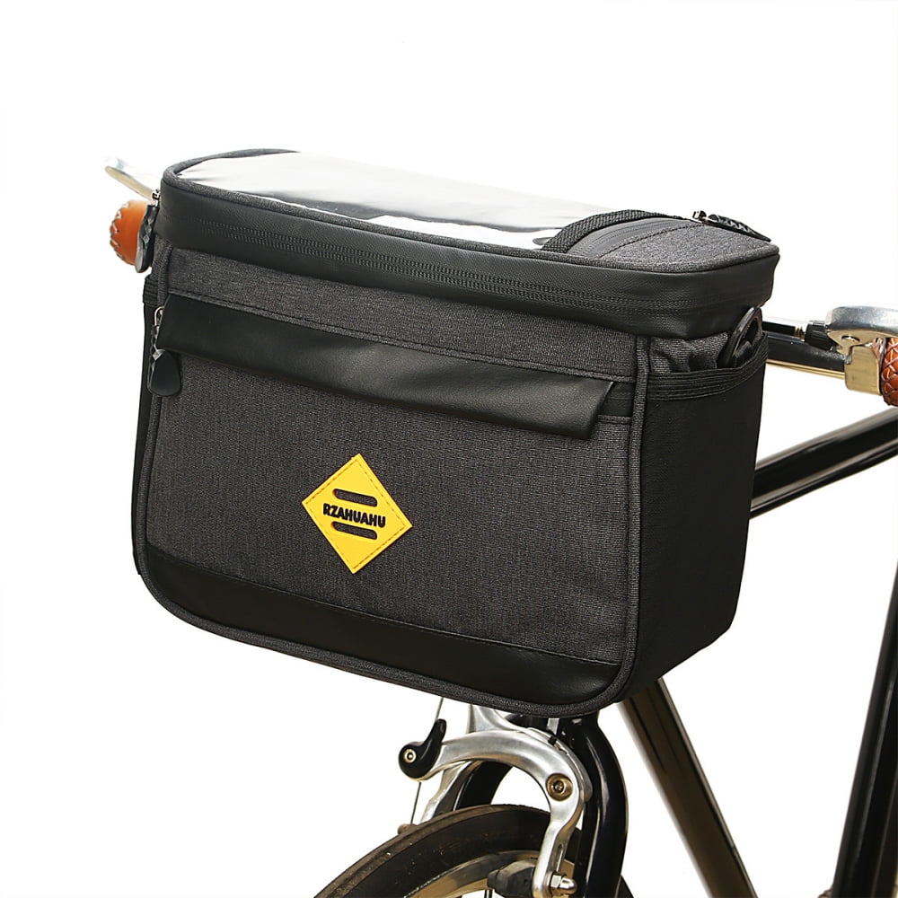 Bike Handlebar Bag, Waterproof Bicycle Handlebar Front Frame Storage