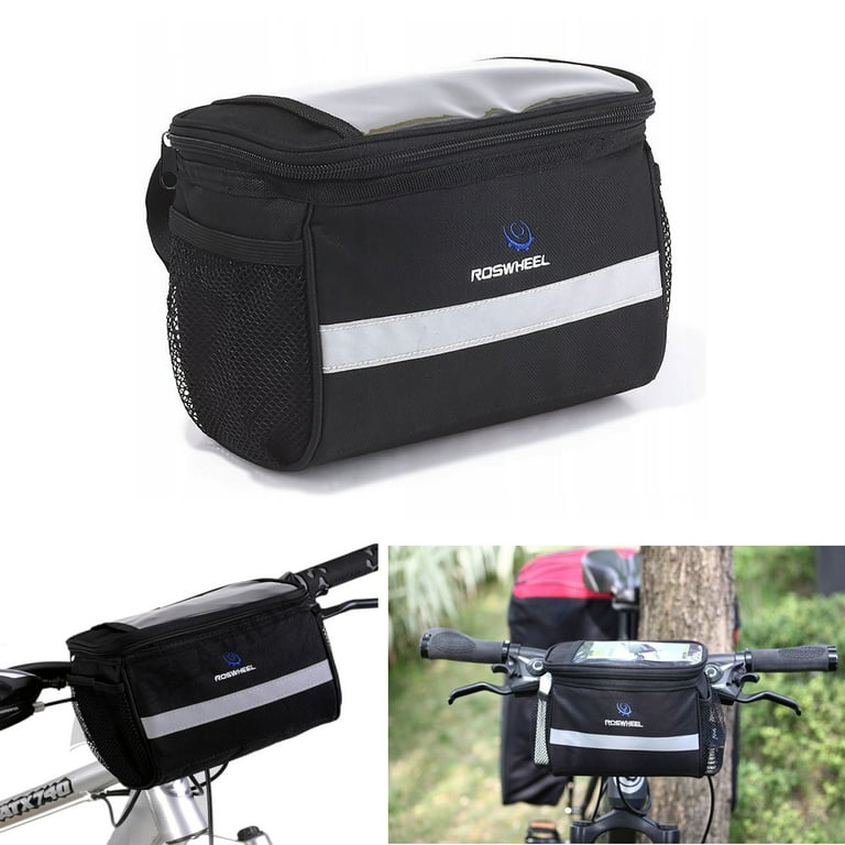 Handlebar bag with online phone holder