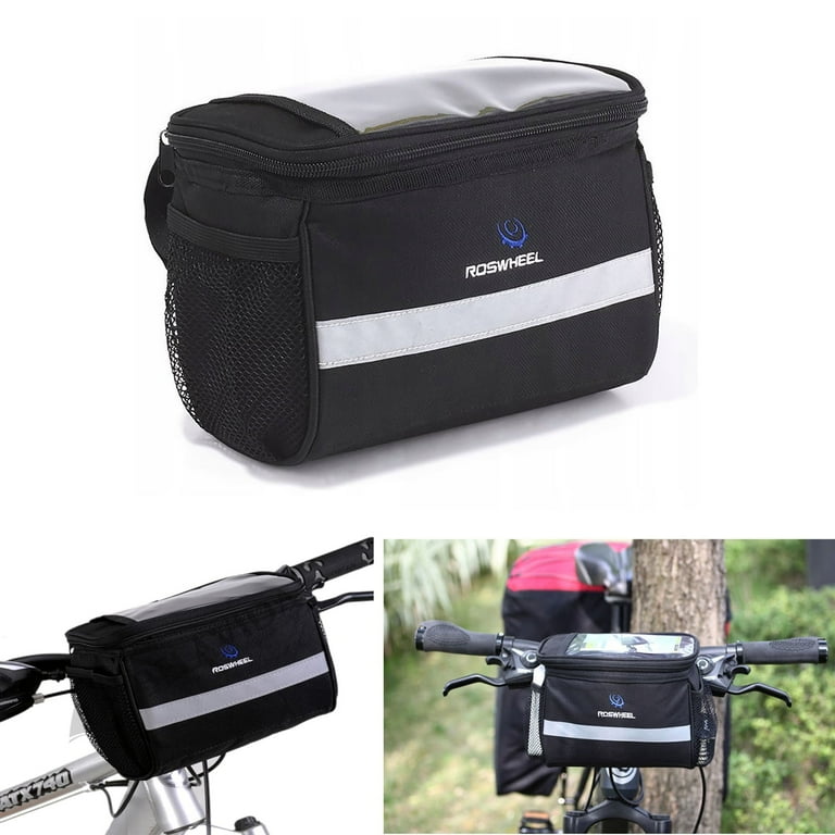 TSV Bike Handlebar Bags, Touchscreen Phone Holder, Storage - Main Image