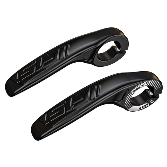 Bike Handlebar Ends, 1 Pair PP Mountain Bike Handlebar Bar Ends Hand Grip 22.2mm Black