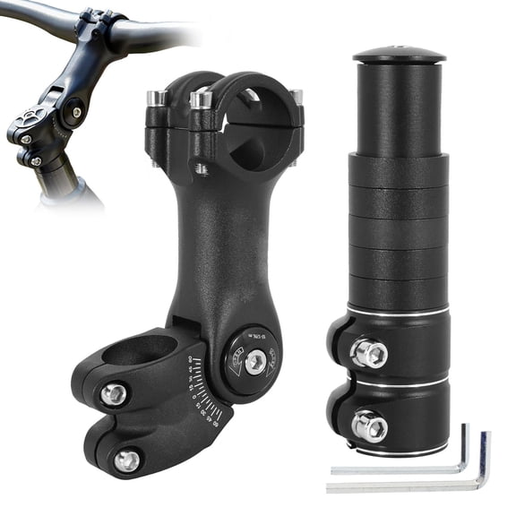 Bike Handlebar Extender Kit – Adjustable Rust‑Proof Aluminum, Fits 31.8/25.4mm Bars