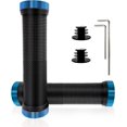 thumbnail image 1 of Bike Handlebar Grips, Non-Slip-Rubber Bicycle Handle Grip with Aluminum Lock, Bike Grip for Scooter Cruiser Tricycle Wheel Chair Mountain Road Urban Foldable Bike MTB BMX Beach Cruiser Scooter, 1 of 9