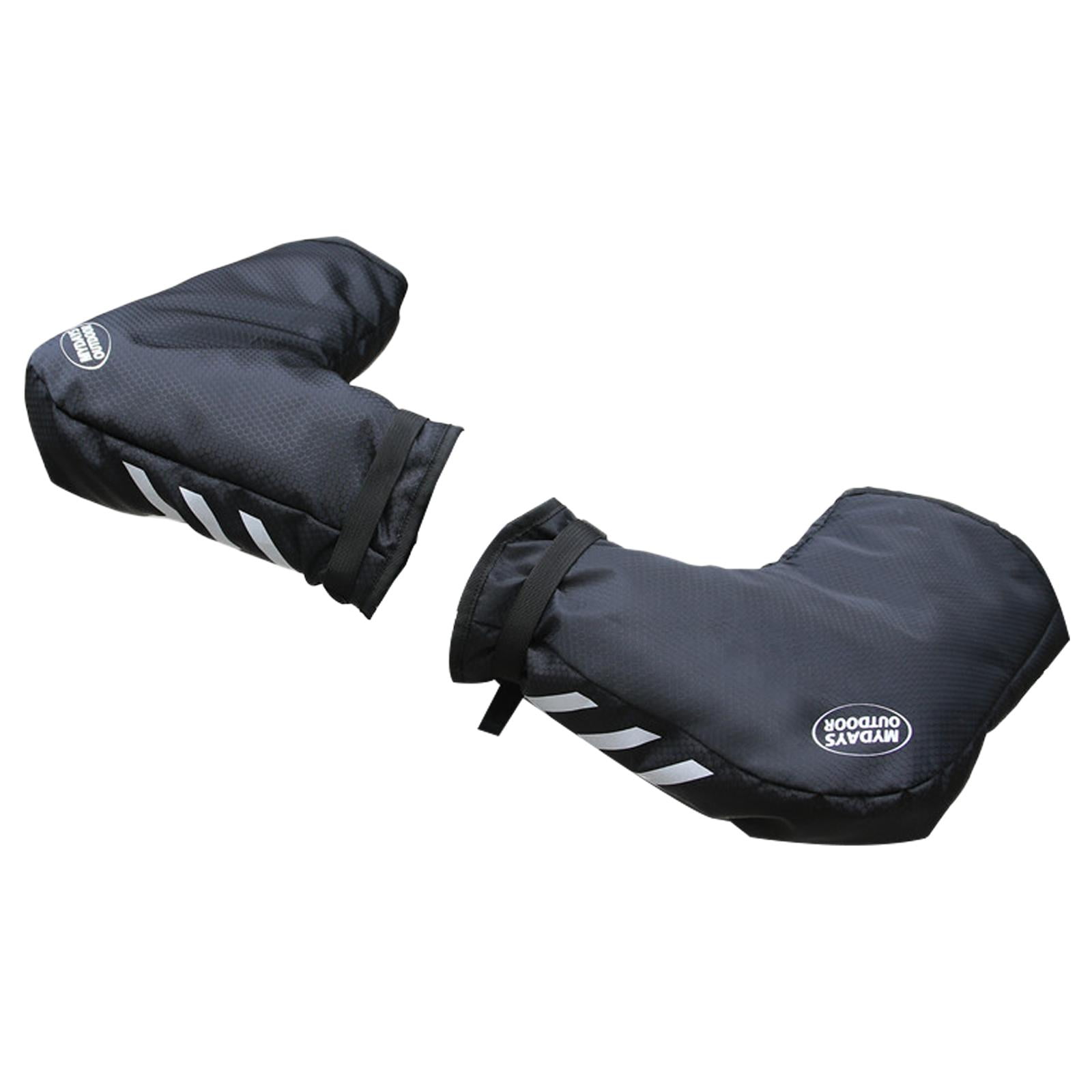 Bike Handlebar Mittens, Protective with Reflective Bar, Oxford Cloth Mitts  ,Windproof Thermal Gloves for Cycling Autumn Winter - Walmart.com