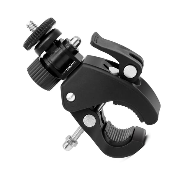 Bike Handlebar Mount for Sports Camera 180 Degree Plastic Motorbikes Round Tube Mount for Action Camera