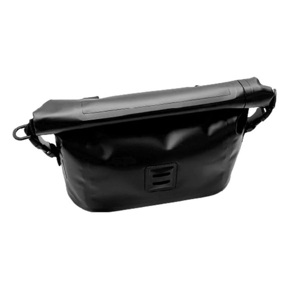 Bike Handlebar Pack Bicycle Roll Top Bag Cycling Expandable Waterproof 500D PVC for Outdoor Riders