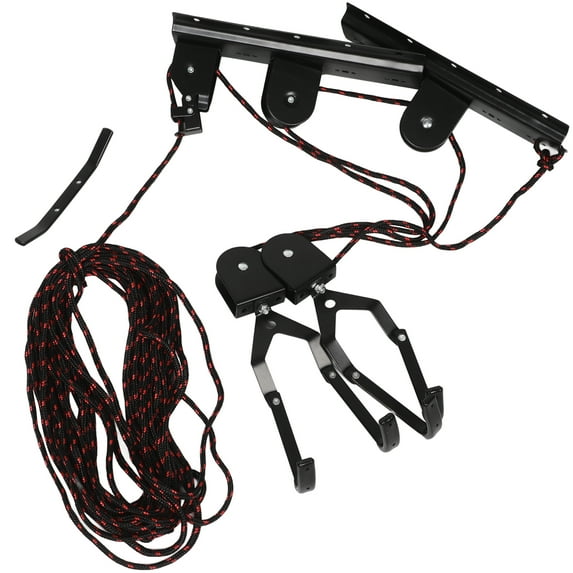Bike Hanger Hoist Lift Ceiling Storage Hanger Pulley Rack Bike Hoist for Garage