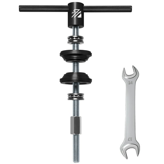 Bike Headset & BB Press Tool Headset Bearings Install Tool Press Frame Install HTS Suitable for Most Bike headsets MTB Mountain Bike Road Bicycle Aluminum Alloy Bike Headset Press-in Tool