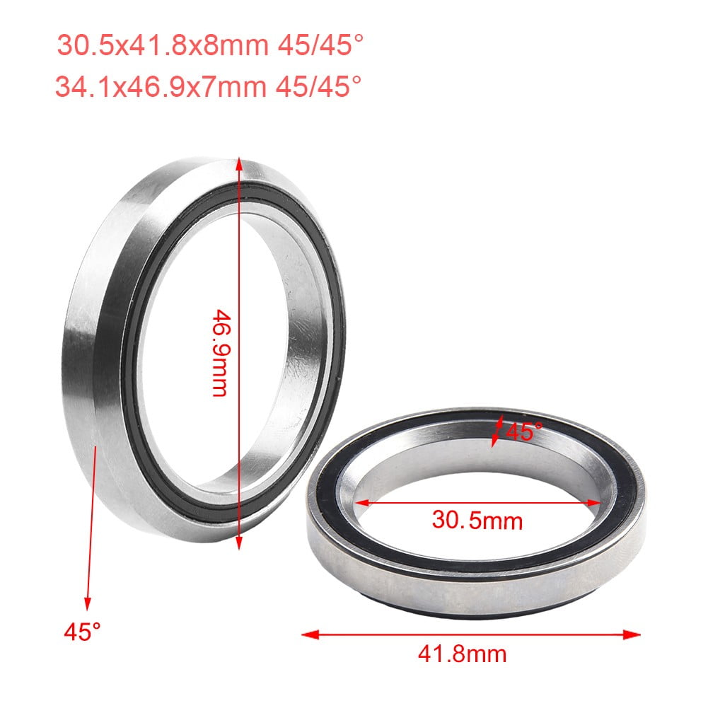 Bike Headset Bearing MHP22 34.1x46.9x7mm MHP08H8 30.5x41.8x8mm 45° for FOCUS