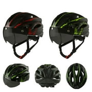 Bike Helmet, CoastaCloud Bicycle Helmet with Detachable Magnetic Goggles, Lightweight Cycling Helmet Adjustable for Adult Men Women Mountain & Road(Camouflage Green)