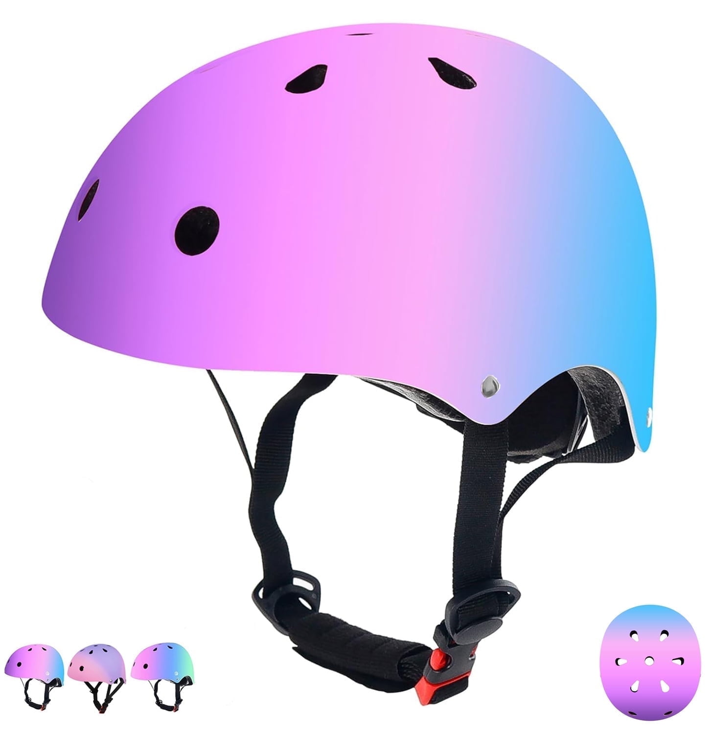 Yuphony Bike Helmet Toddler Helmet Ages 2-8 Years Old Boys Girls Multi-Sport Helmet Adjustable Cycling Multi-Sport for Football Roller Skating Scooter