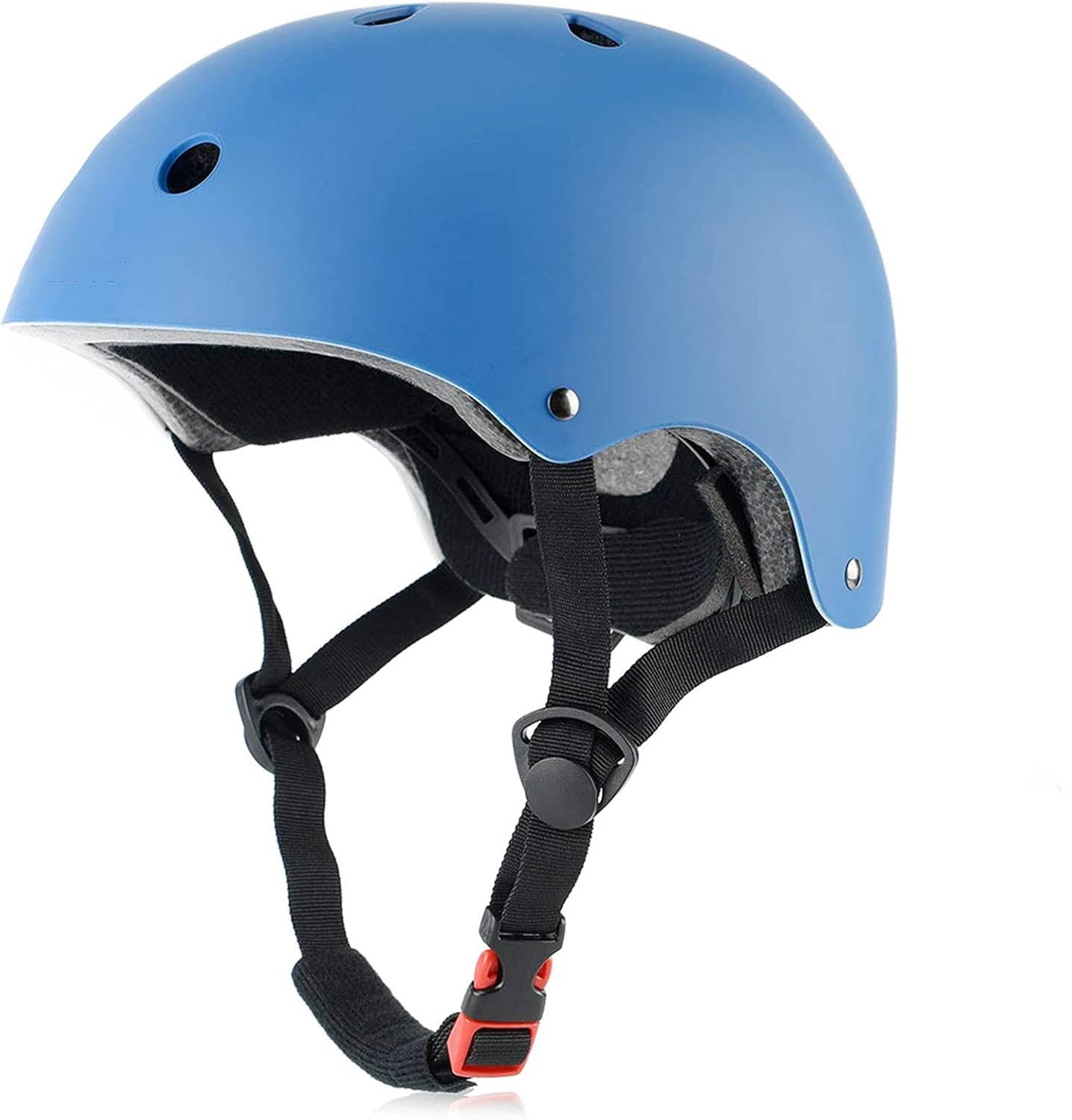 Bike Helmet Ventilation & Adjustable Multi-Sport Helmet for Skateboard Roller Skating Bicycle Scooter