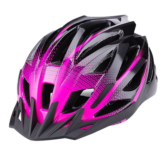 Mountain Bike Helmet, Lightweight Bicycle Helmet with Visor, One Piece Molding Mountain Bike and Road Bike Helmet for Men and Women