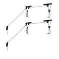 thumbnail image 1 of Bike Hoists – Overhead Pulley System with 100 lb Capacity for Bicycles or Ladders – Secure Garage Ceiling Storage by RAD Cycle (Set of 2), 1 of 12