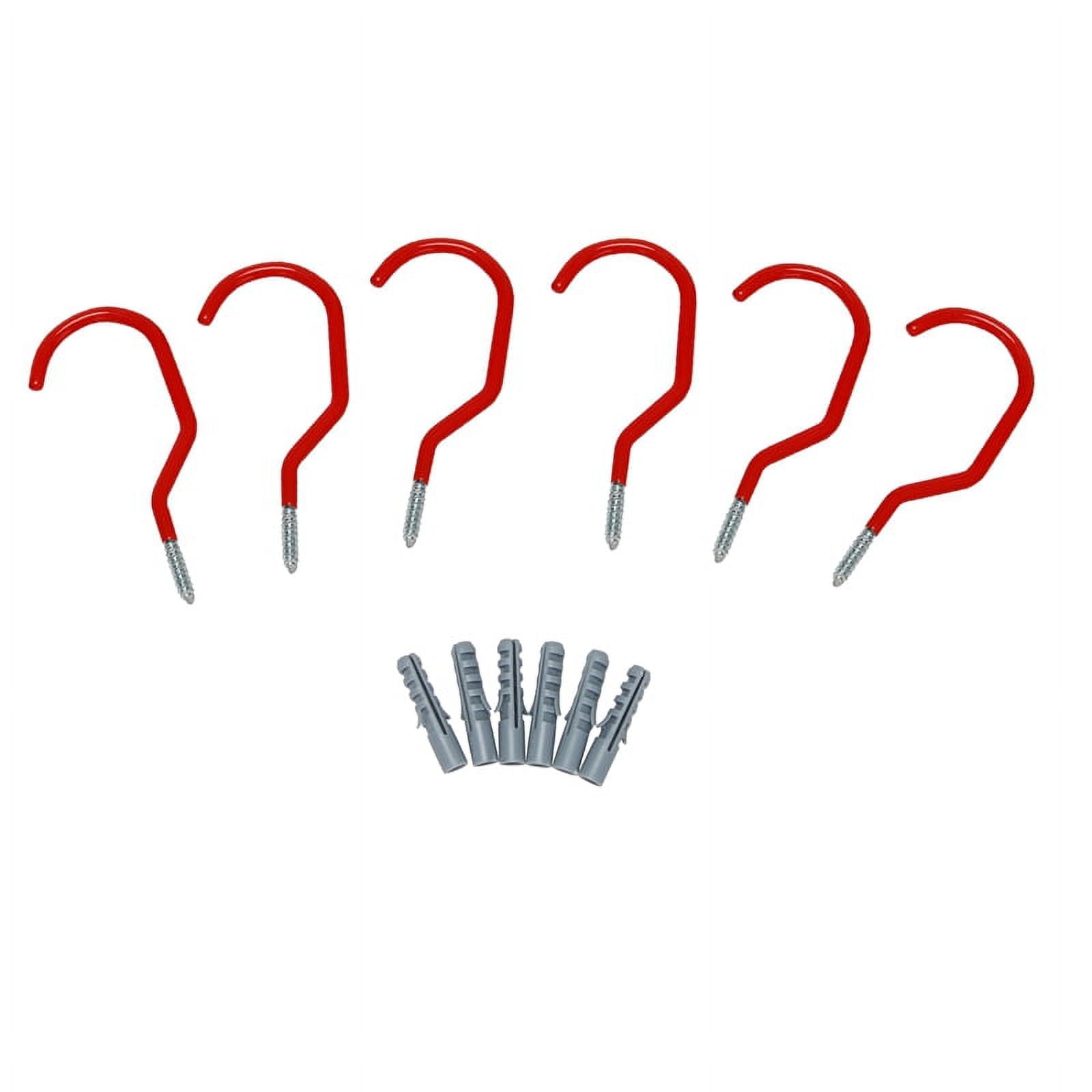 Bike Hooks, Duty Bicycle Storage Hooks Set,Screwin Utility Storage Hangers Shed Garage Plastic