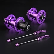 Bike Hub 32 Holes 6-Bolt Disc Brake Front 2 Rear 4 Bearings Universal Quick Release and Thru Axle, Fit for HG System 8/9/10/11Speed Aluminum Alloy MTB Hubs