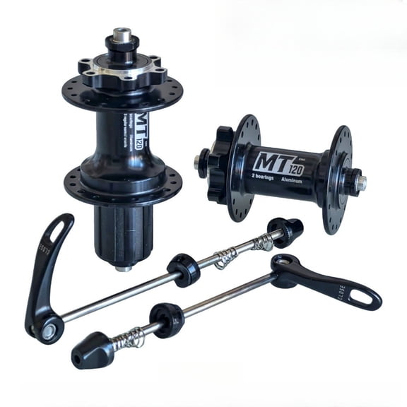 Bike Hub Assembly with Sealed Bearings for 2mm Round Spokes 6 Bolt Disc Brake Mounting for 11 Speed and 12 Speed -Freehubs (32 Spoke Hole)