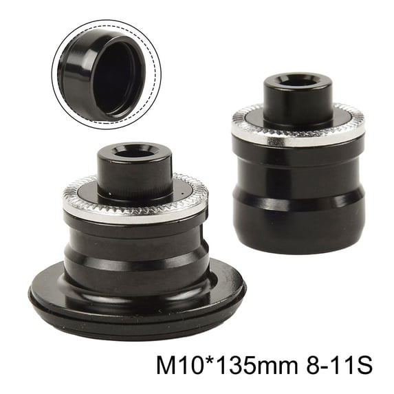 Bike Hub QR Quick Release Thru Axle Adapter Converter End Cap 9-15/10-12