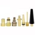 thumbnail image 1 of Bike Inflate Presta Valve Adapter Set, Convert Presta to Schrader, Schrader to Presta, Presta to Presta, Tire Valve Extension fit DV SV AV FV Valves (7 Pack), 1 of 7
