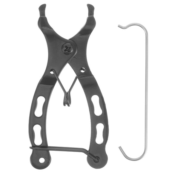 FONDOTIN Compact Black Steel Chain Repair Tool for Bike Maintenance and Outdoor Use
