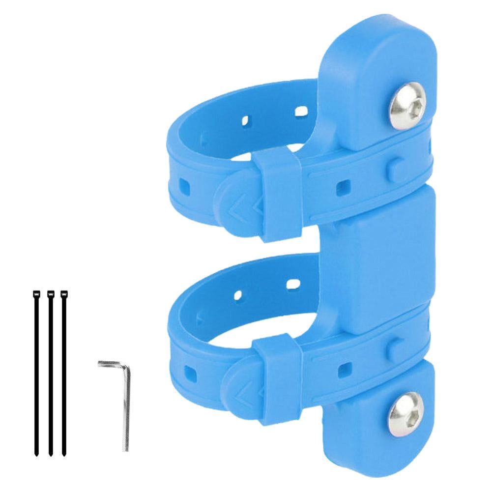 Bike Kettle Mount Adaptor Silicone Rack Bicycle Water Bottle Straps ...