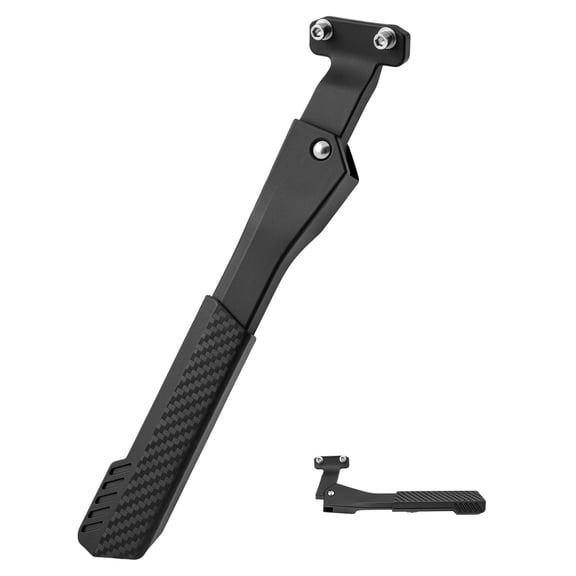 Bike Kickstand Aluminum Alloy, Adjustable Rear Side Bicycle Kickstand, Compatible with 24-29 Inch Wheel Sizes for E-Bike MTB and Bicycles