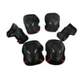 thumbnail image 1 of Bike Knee Pads and Elbow Pads Set | 6 in 1 Protective Gear Set with Wrist Guards | Breathable Adjustable Straps | Multi-Sport Protection for Biking Skating Rollerblades Cycling Scooter | Red | Adult, 1 of 8