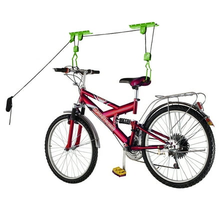 Bike Lane Bicycle Garage Storage Lift Bike Hoist 100LB Capacity Heavy Duty