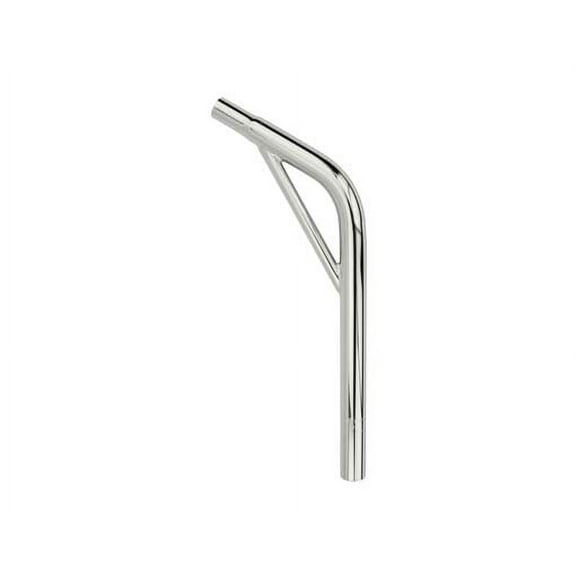 Bike Lay-Back steel Seat Post W/Support Steel 25.4mm Chrome.