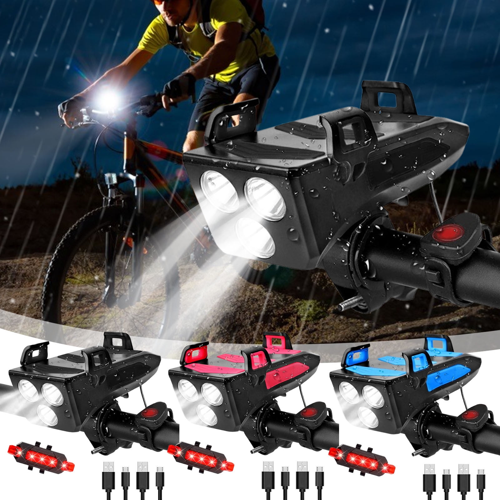 Bike Light in Bicycle Light,Waterproof Bike Headlight Light