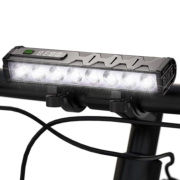 Bike Light, Bike Lights for Night Riding, 4800 Lumen Bicycle Light with 8 LEDs, 4 Modes USB Rechargeable Bike Headlight, Waterproof Safety Bicycle Headlight for Road, Mountain