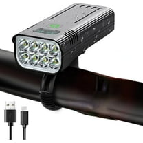 Bike Light, High Lumens Super Bright Bicycle Lite, 6 4 Modes USB Rechargeable Bike Headlight & Taillight Set, Waterproof Safety Bike Front & Rearlight for Road, Mountain, Night Riding