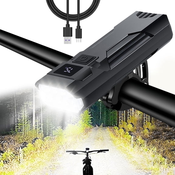 Bike Light Set, 2800LM USB Rechargeable Bike Light Headlight and Taillight Set, Super Bright Bicycle Light