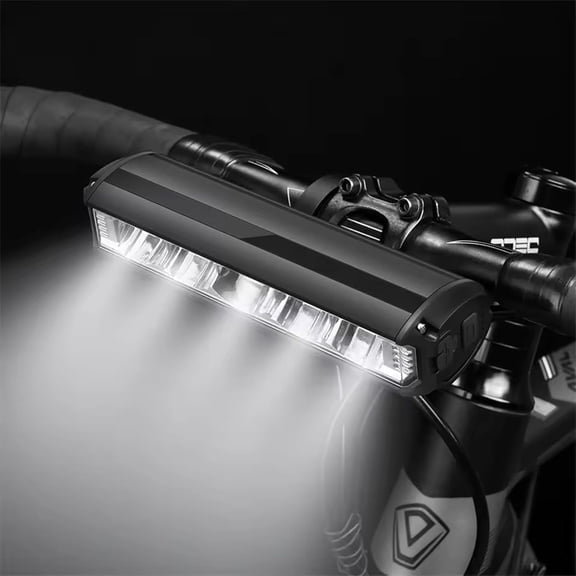Minsk Bike Lights, 5 LED 2600 Lumen Bicycle Light with 4 Modes, 10000mAh USB Rechargeable Bike Light, Bike Headlight with Digital Power Display, Wide Beam Bike Lights for Night Riding
