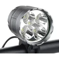 thumbnail image 1 of Bike Lights, 6000 Lumens 5 Led Bicycle Light,waterproof Mountain Bike Front Light With Rechargeable Battery Pack,3 Modes Bicycle Lights Front Headlamp, 1 of 5