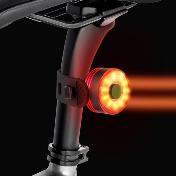 Siuyiu Bicycle Rear Lights, LED with Battery Pack, Black