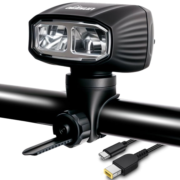 Bike Lights for Night Riding - Aidisun Front Bicycle Light with High/Low Beam 1000 Lumens LED Bike Headlight Rechargeable, Lightweight, Max 12 Hours Battery Life, IP65 Waterproof, 2 Mounting Options