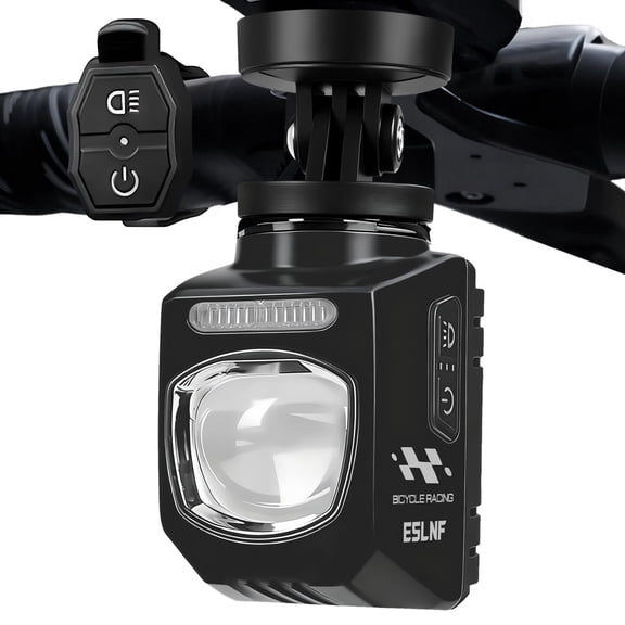 Bike Lights for Night Riding, Cutoff Line Bicycle Light with Remote Control, 1200 Lumens USB Rechargeable Bike Headlight, Waterproof Safety Bike Front Light for Road, Mountain Bikes