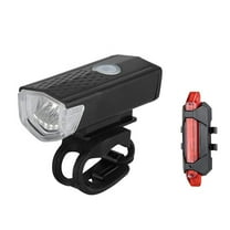 Bike Lights for Night Riding,Led Bike Lights Front and Back,High Lumens Super Bright Bicycle Lite,Usb Rechargeable Bike Headlight & Taillight Set, Waterproof Safety Bike Front & Rearlight for Road